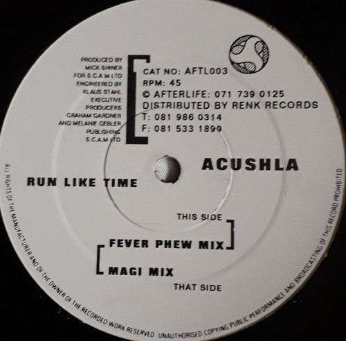 Acushla run like time - -,