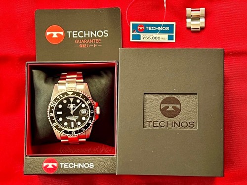 Technos quartz watch black - technos,