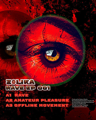 Zolika rave 001 black - rave, 12"