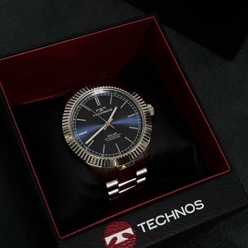 Technos solar watch blue - watch, men's