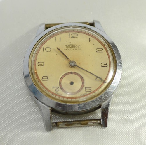 Vintage technos ancre rubis - vintage,